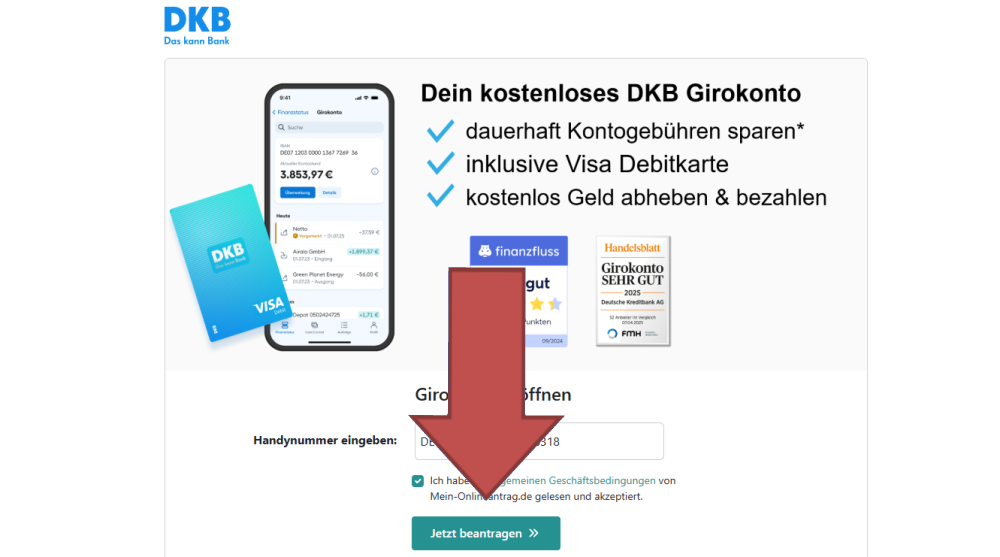 Anleitung DKB 2. Konto eröffnen